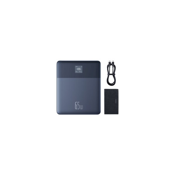 베이스어스 블레이드2 고속 대용량 7.3mm 보조배터리 12000mAh 65W + C타입 고속 충전 케이블 세트