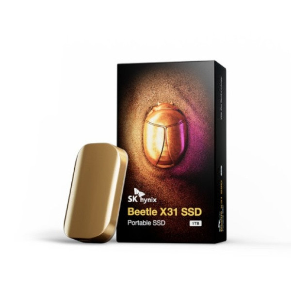 [SK hynix] 외장SSD, Beetle X31 [USB3.2 Gen2] [골드/1TB]